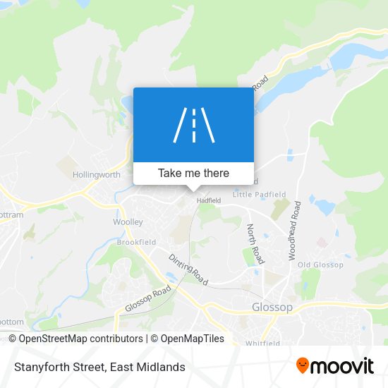 Stanyforth Street map