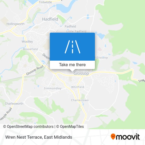 Wren Nest Terrace map