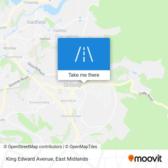 King Edward Avenue map