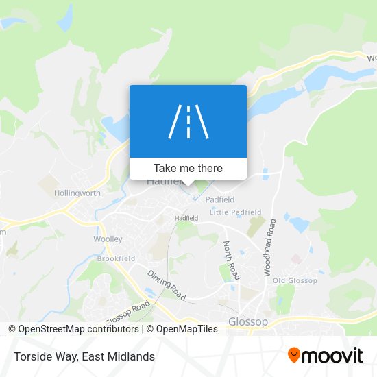 Torside Way map
