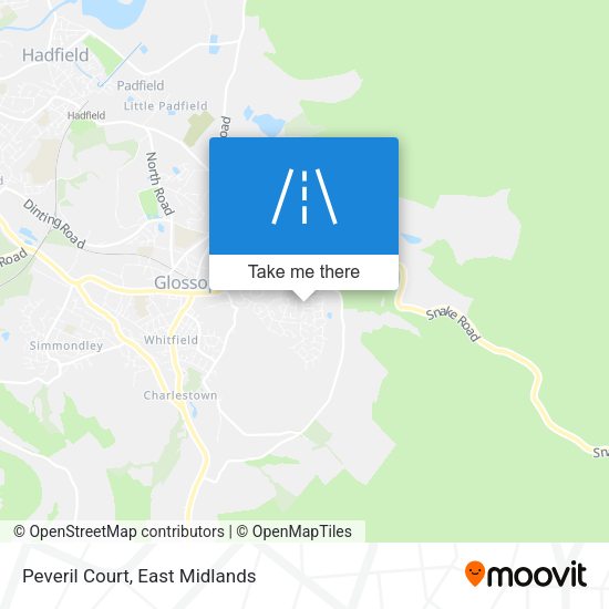 Peveril Court map