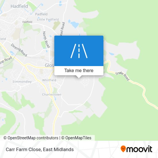 Carr Farm Close map