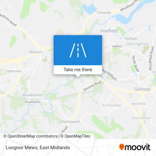 Longnor Mews map