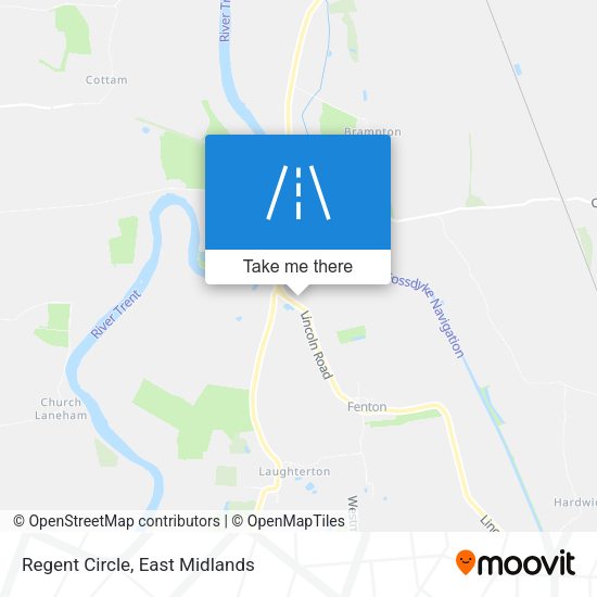 Regent Circle map