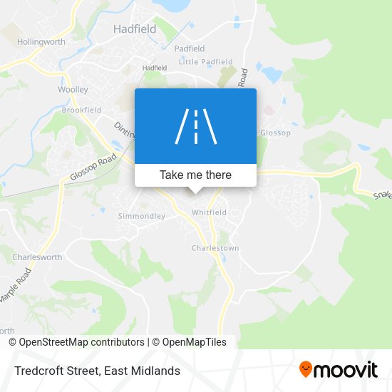 Tredcroft Street map