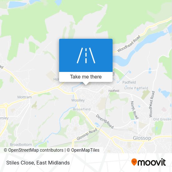 Stiles Close map