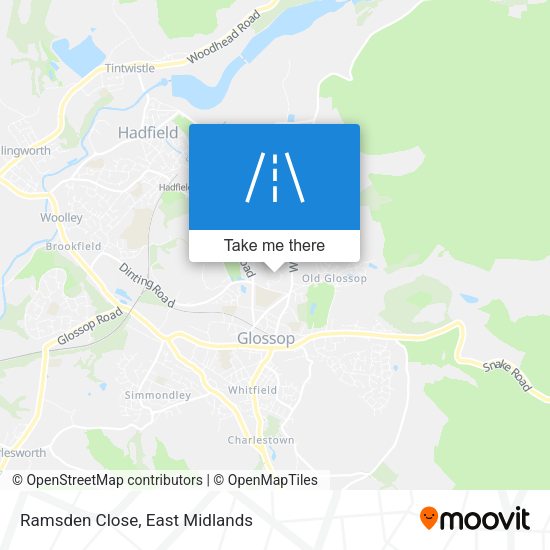 Ramsden Close map
