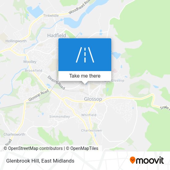 Glenbrook Hill map