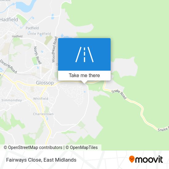 Fairways Close map