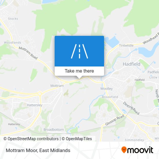 Mottram Moor map