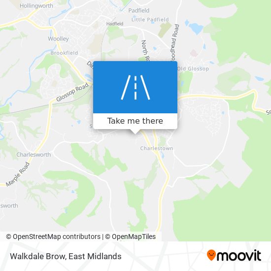 Walkdale Brow map