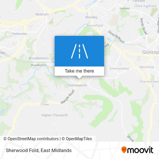 Sherwood Fold map