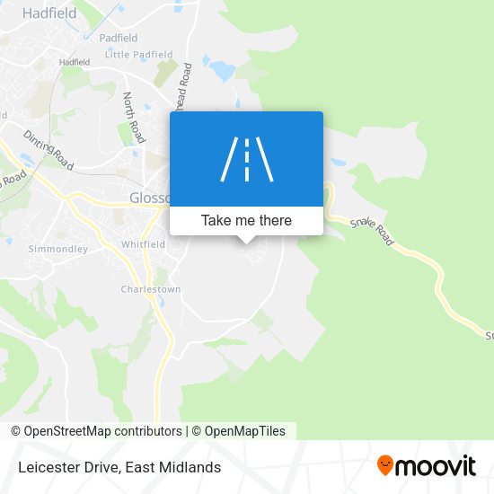 Leicester Drive map