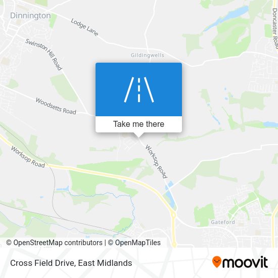 Cross Field Drive map