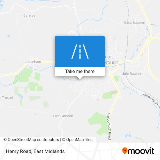 Henry Road map