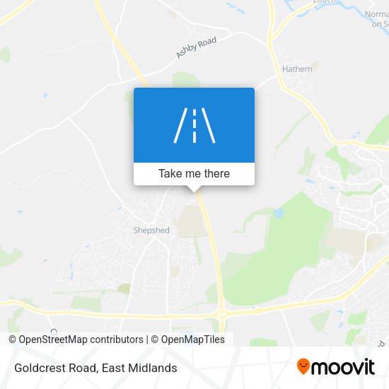 Goldcrest Road map