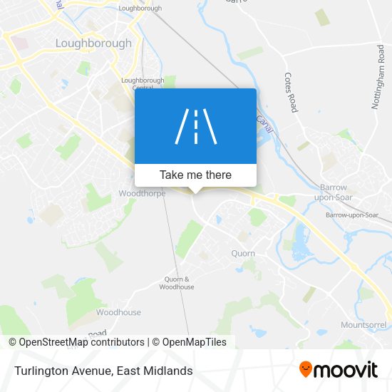 Turlington Avenue map
