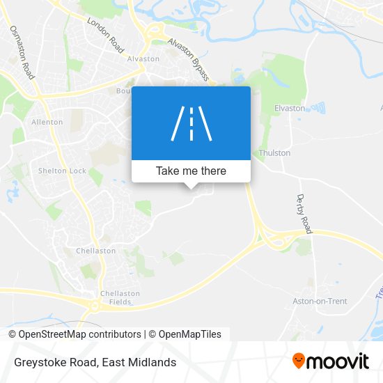 Greystoke Road map