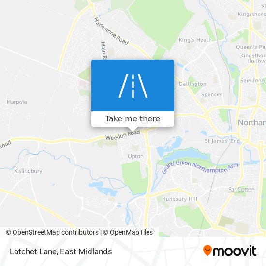 Latchet Lane map