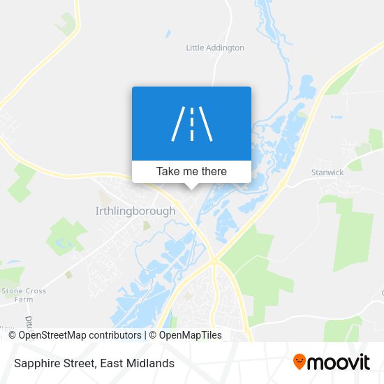 Sapphire Street map