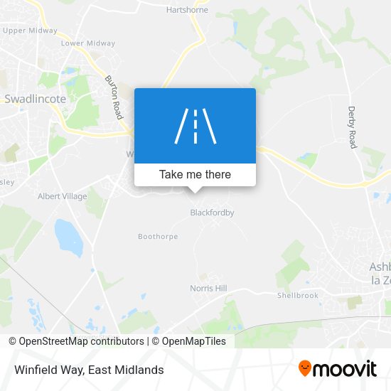 Winfield Way map