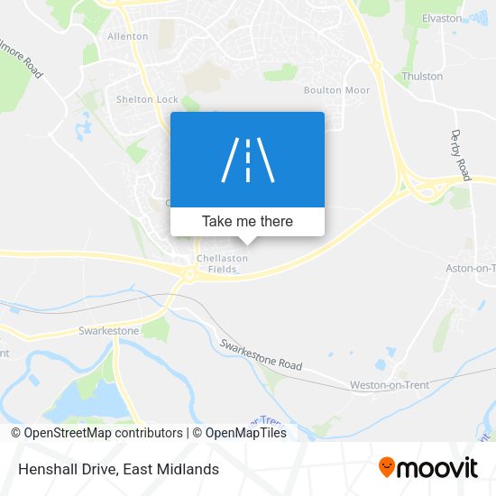 Henshall Drive map