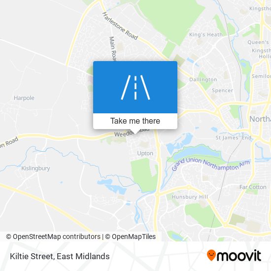 Kiltie Street map