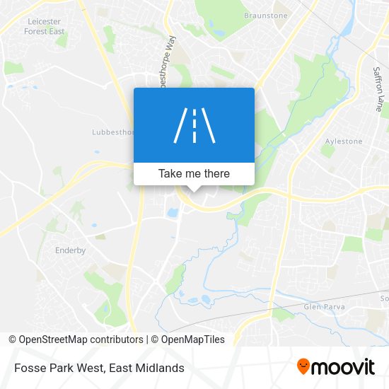 Fosse Park West map