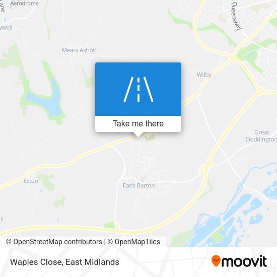Waples Close map
