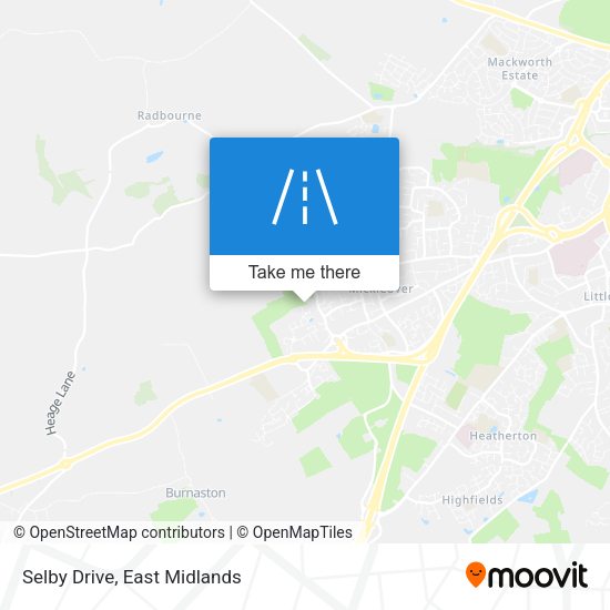 Selby Drive map