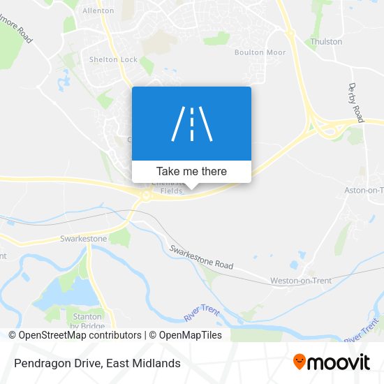 Pendragon Drive map