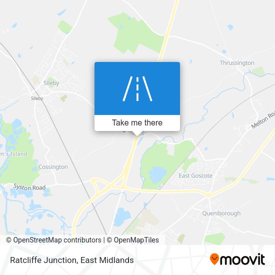Ratcliffe Junction map