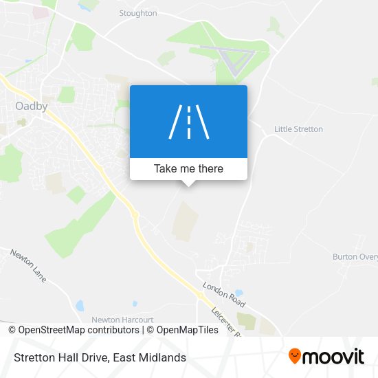 Stretton Hall Drive map