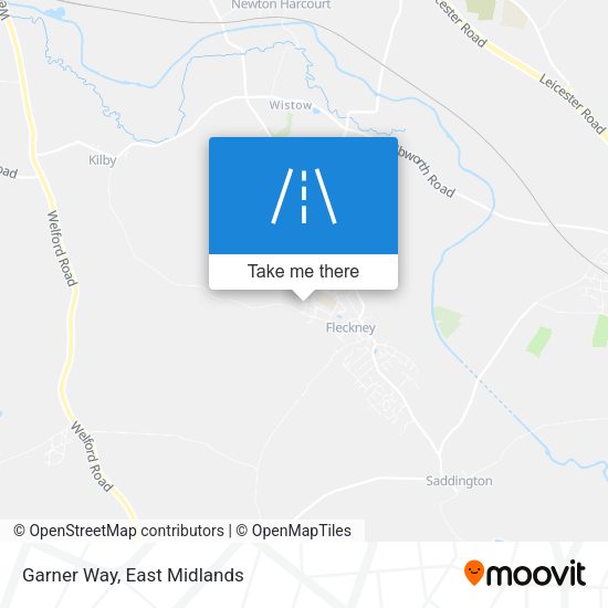 Garner Way map
