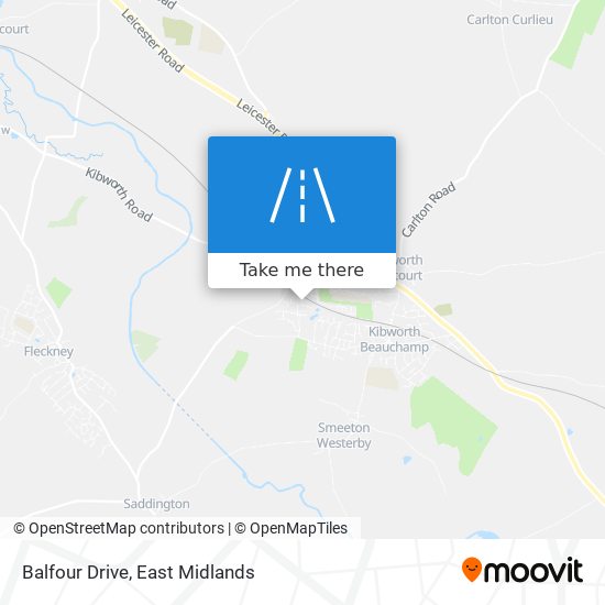 Balfour Drive map