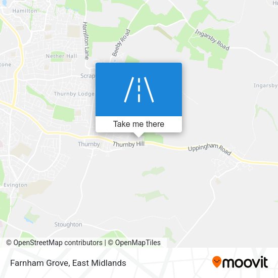 Farnham Grove map