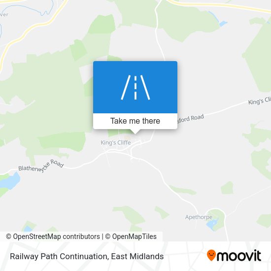 Railway Path Continuation map