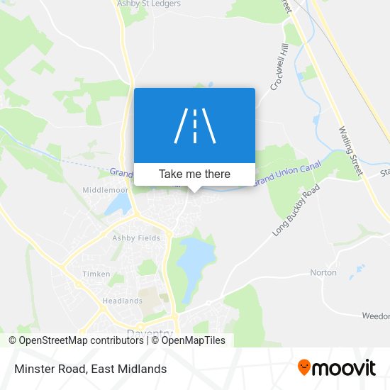 Minster Road map