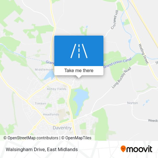 Walsingham Drive map