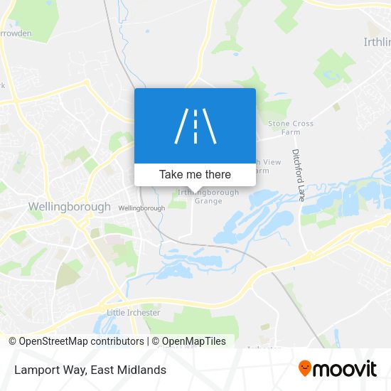 Lamport Way map