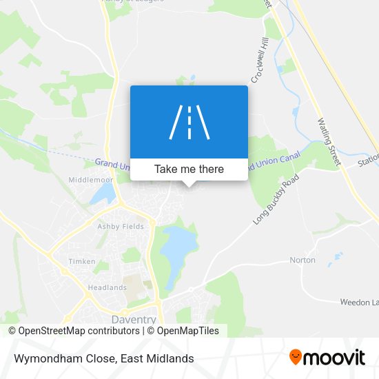 Wymondham Close map