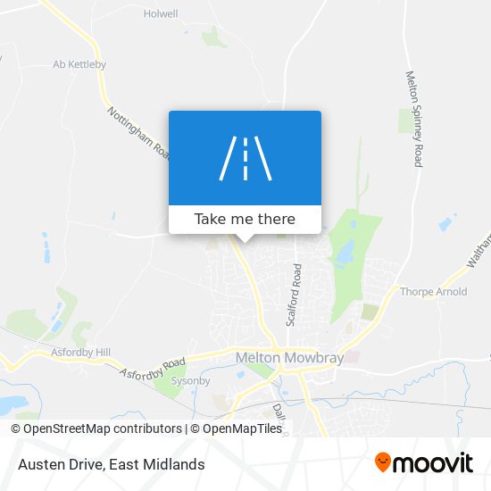 Austen Drive map