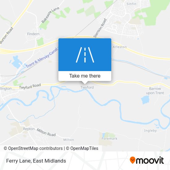 Ferry Lane map