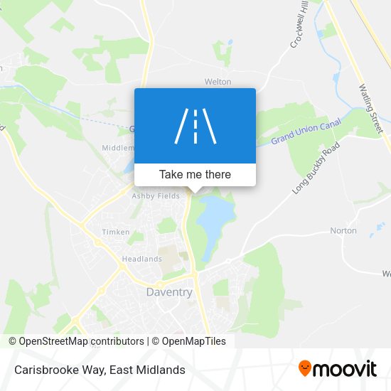 Carisbrooke Way map