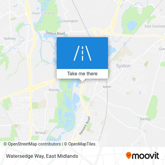 Watersedge Way map