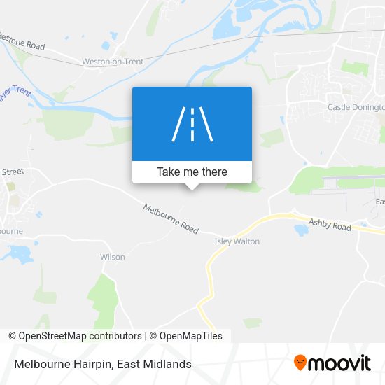 Melbourne Hairpin map