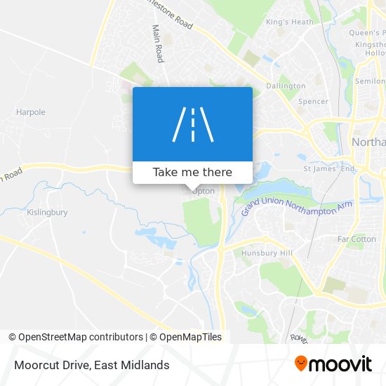 Moorcut Drive map