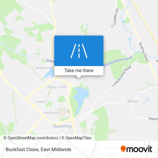 Buckfast Close map
