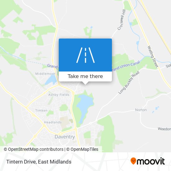 Tintern Drive map