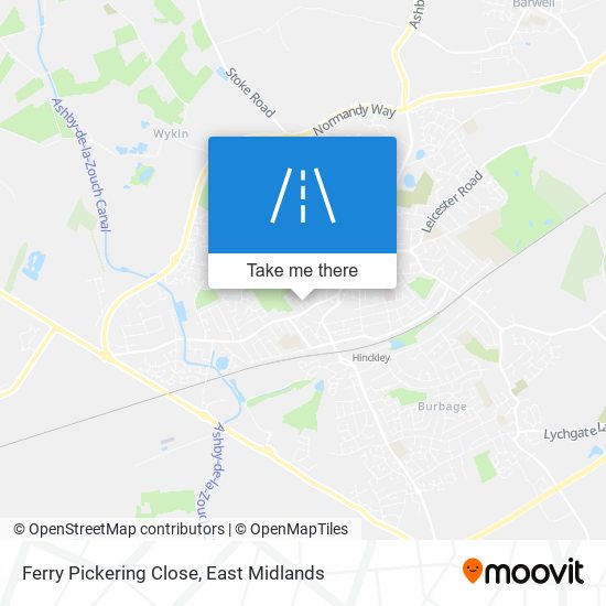 Ferry Pickering Close map